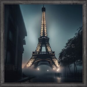 Eiffel Tower Fog